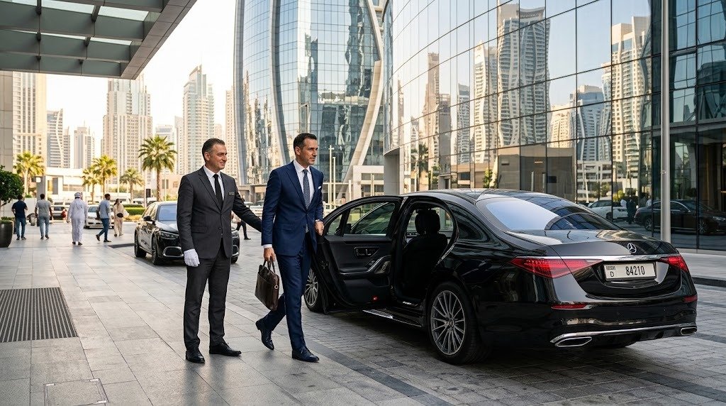 Monthly corporate Car with Driver executive service in Dubai