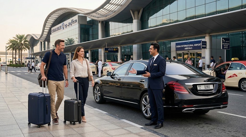 Dubai airport shuttle vs private transfer