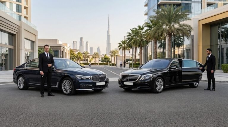 Driver only vs car with driver Dubai service comparison